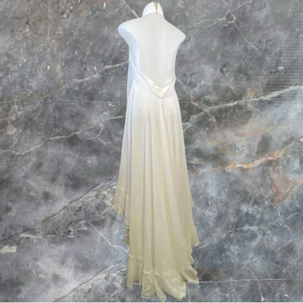 🚫 Sold 🚫 REVOLVE x Michael Costello Ivory Backless Gown